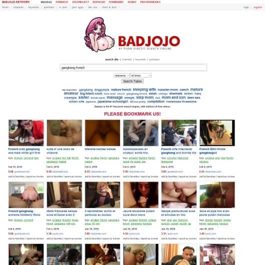 Porn site search