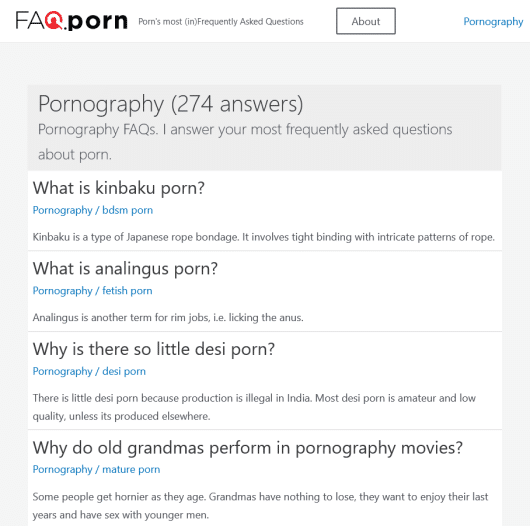 Visit FAQPorn